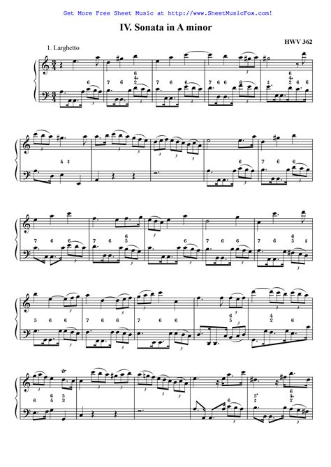 Handel - Flute Sonata No.4 In A Minor Op.1 HWV 362 - Flute And Harpsichord Or Piano